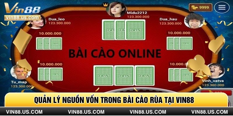 Quản lý nguồn vốn trong bài cào rùa tại Vin88